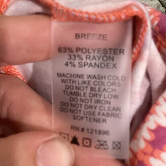 Title Nine Womens Skirt Size Large Orange Athleisure Gorpcore Granola Leisure - Picture 8 of 9